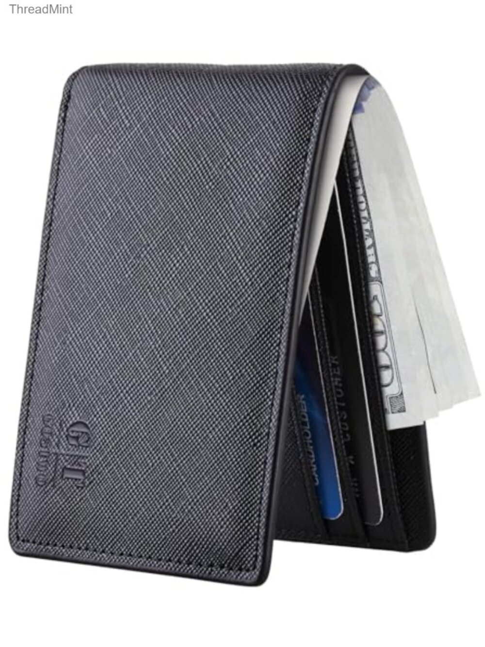 RFID Blocking Bifold Wallet Slim Front Pocket Card Holder Men